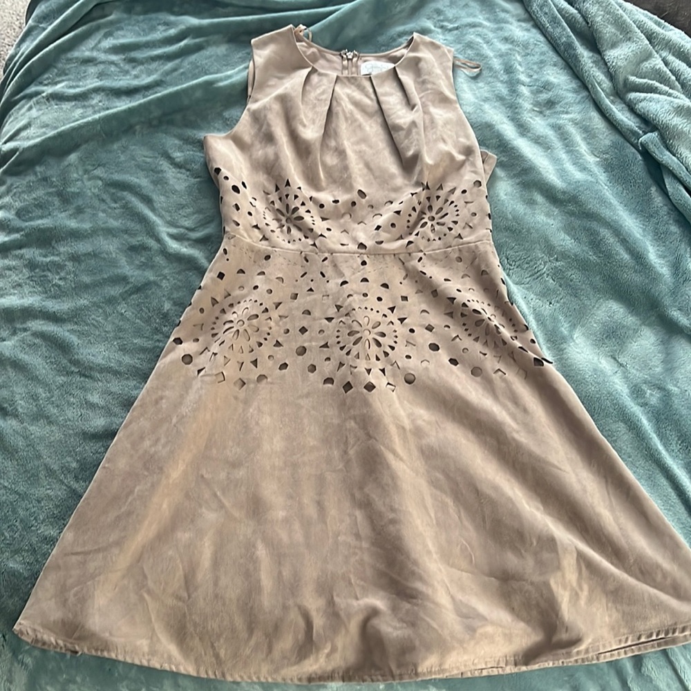 Jessica Simpson light weight suede dress